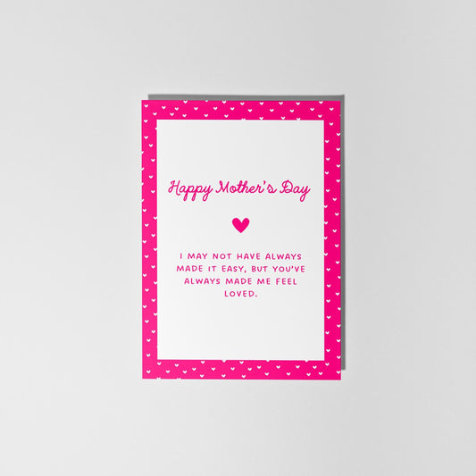 Heartfelt Mother’s Day Card, Appreciation Mum Card, Emotional Mum Greeting Card - PulpKo