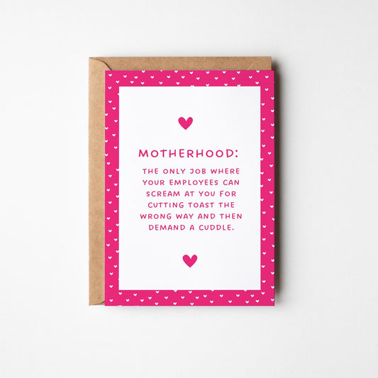 Motherhood Chaos, Funny Mother’s Day Card, Mum Life Card - PulpKo