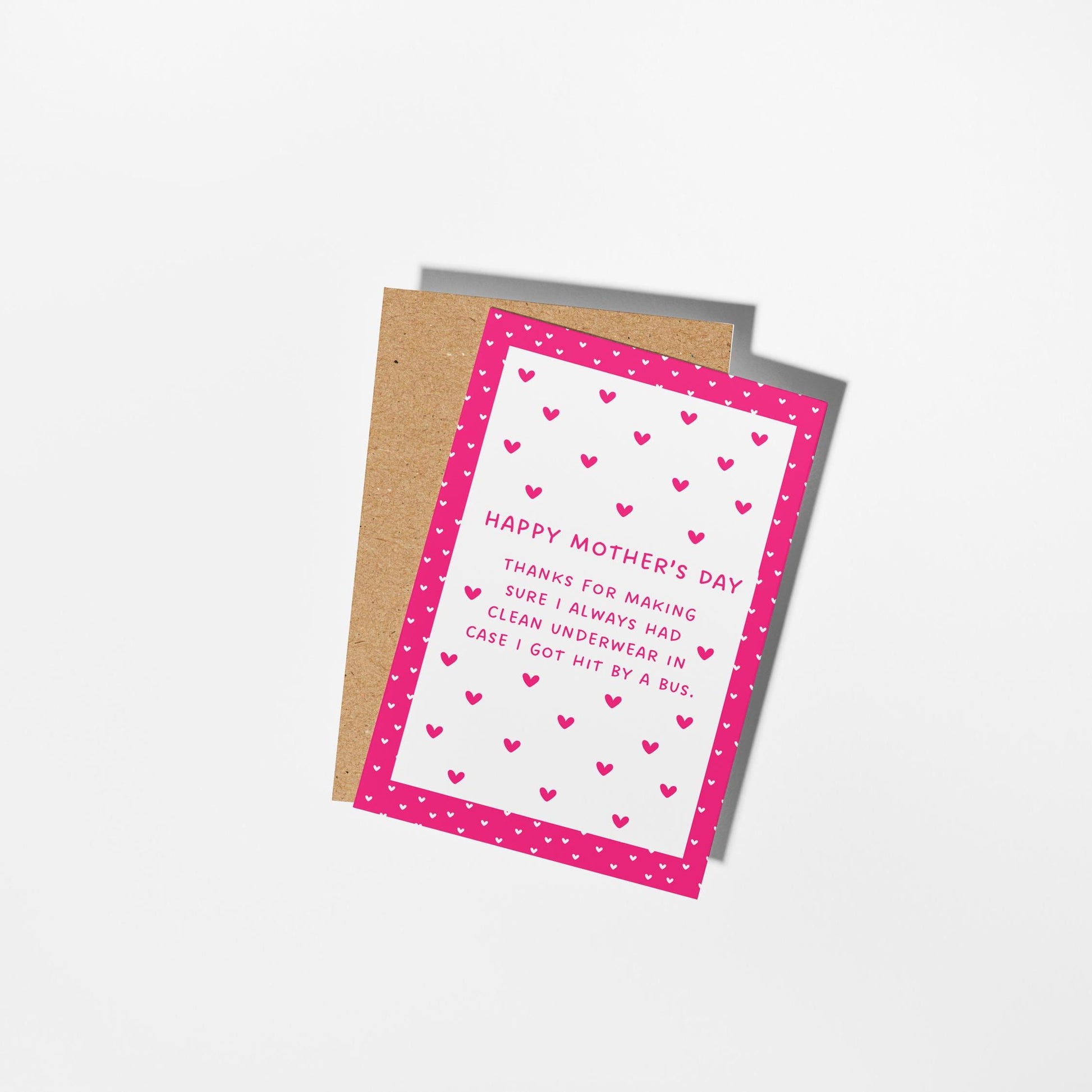 Funny Mother’s Day Card, Clean Underwear Warning, Cheeky Mum Gift, Nostalgic Mum Banter - PulpKo