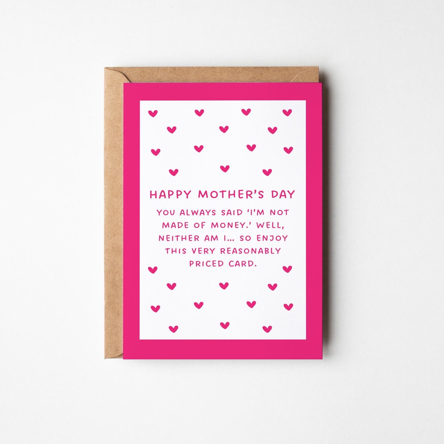 Not Made of Money Card Funny Mother’s Day Card - PulpKo