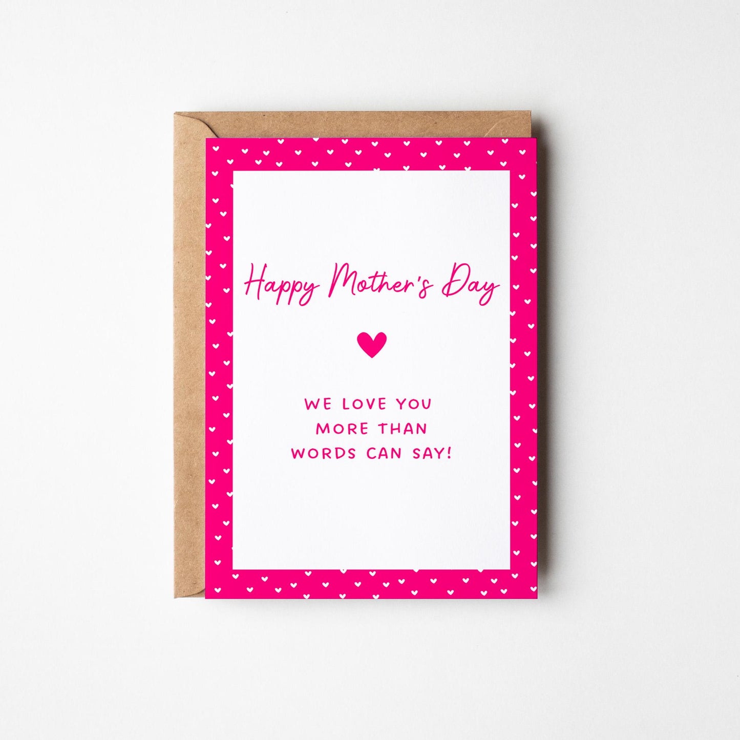 Happy Mother’s Day Card, Cute Mother’s Day Gift, Handmade Mum Card, Sentimental Mum Card, Mother’s Day from Kids - PulpKo