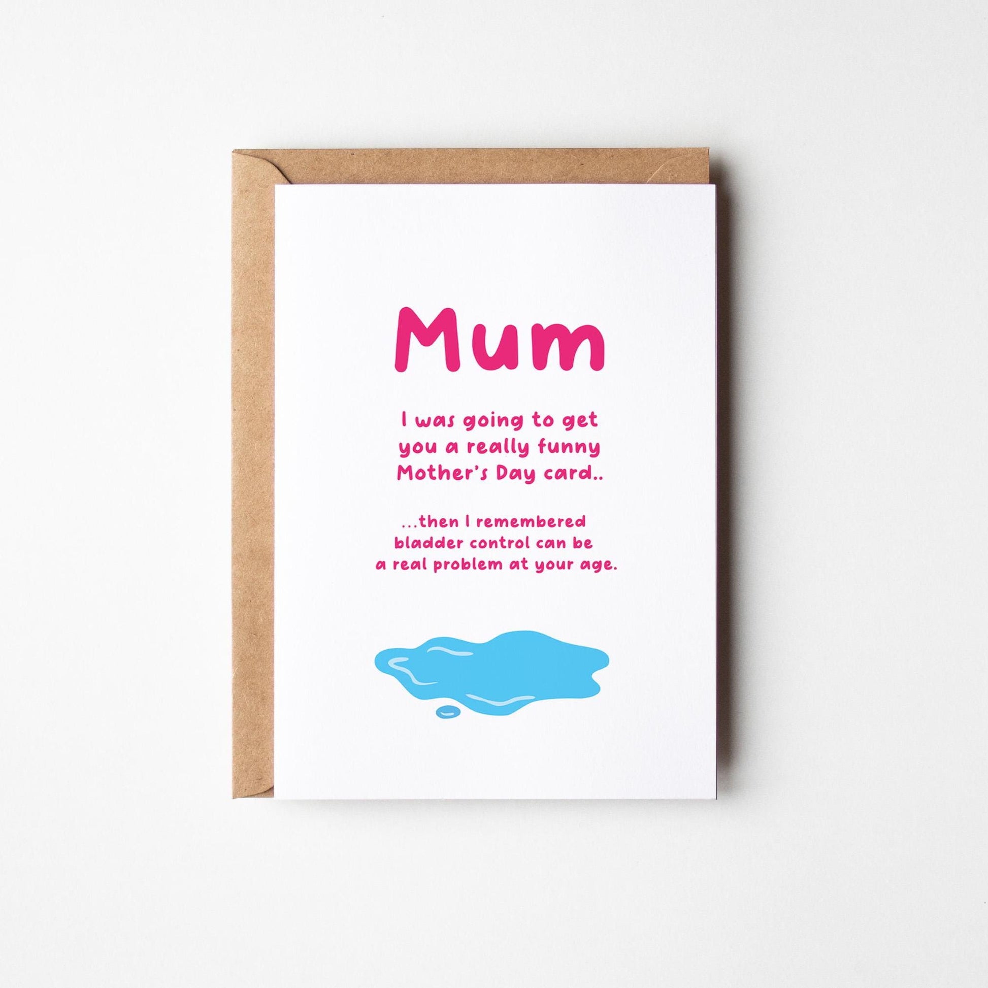 Funny Mother’s Day Card, Cheeky Mum Card, Sarcastic Mothers Day Gift, Mum Joke Card, Witty Mothers Day Card - PulpKo