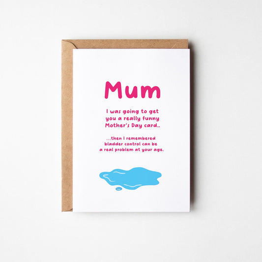 Funny Mother’s Day Card, Cheeky Mum Card, Sarcastic Mothers Day Gift, Mum Joke Card, Witty Mothers Day Card - PulpKo