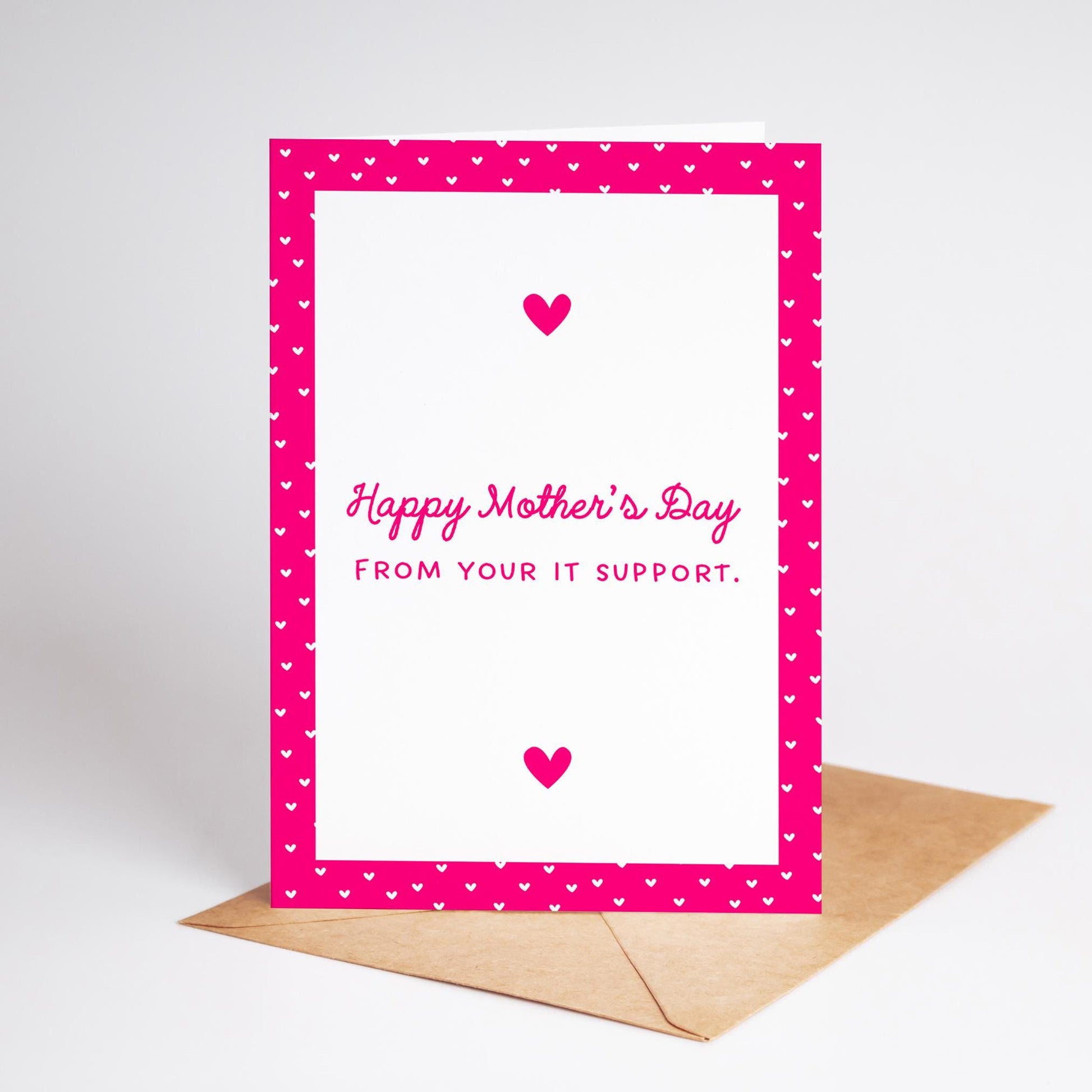 IT Support Mum Card, Funny Mother’s Day Card - PulpKo