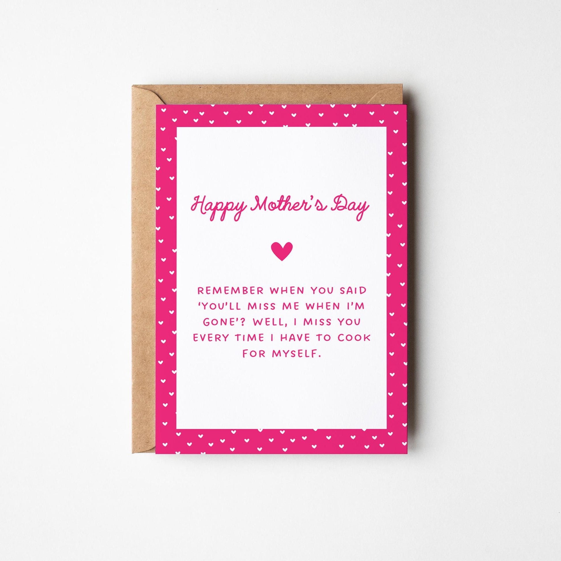 Funny Mother’s Day Card, Relatable Mum Card - PulpKo