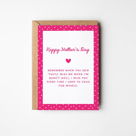 Funny Mother’s Day Card, Relatable Mum Card - PulpKo