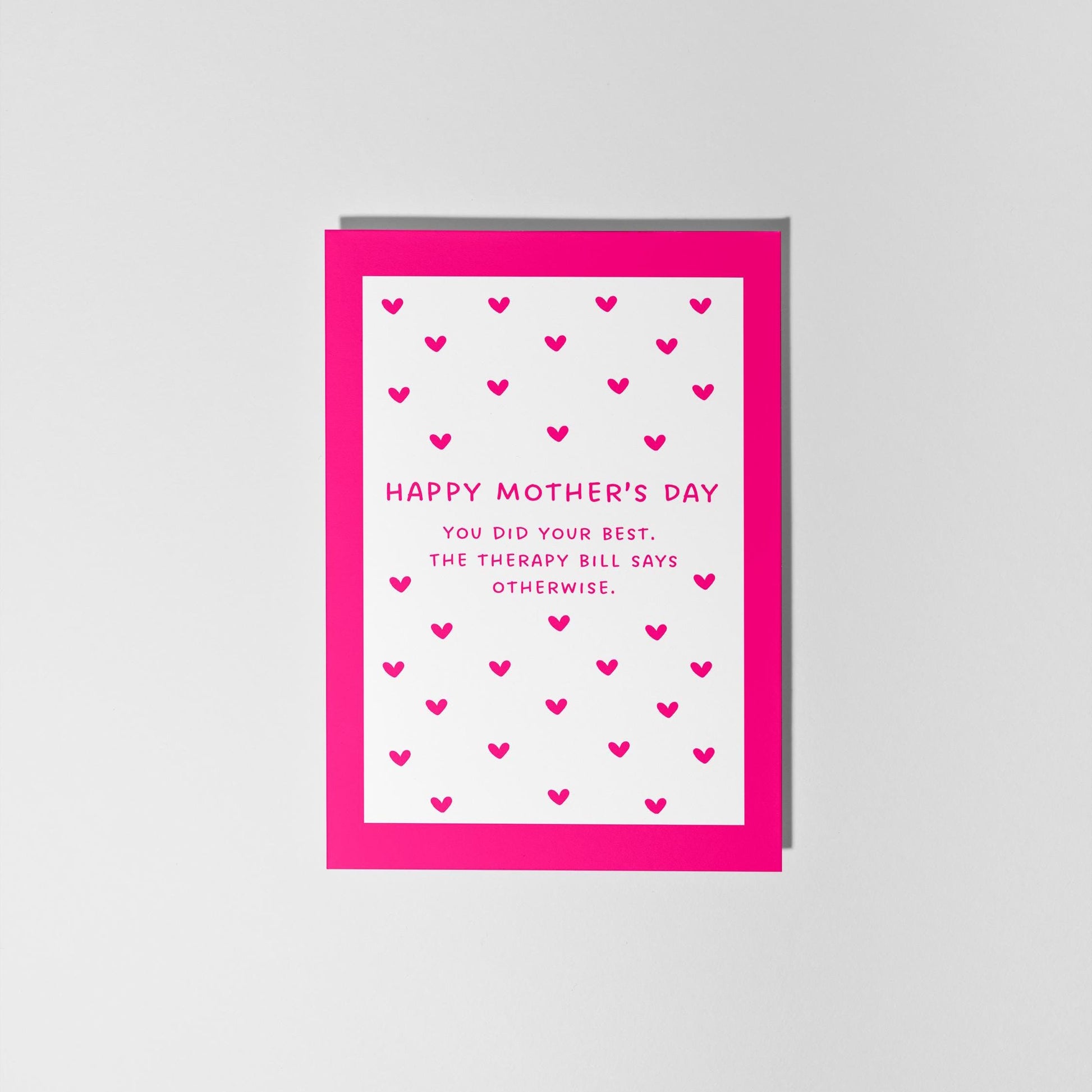 Funny Therapy Mother’s Day Card - Sarcastic Mum - Therapy Bill Joke - Cheeky Mum Banter - PulpKo