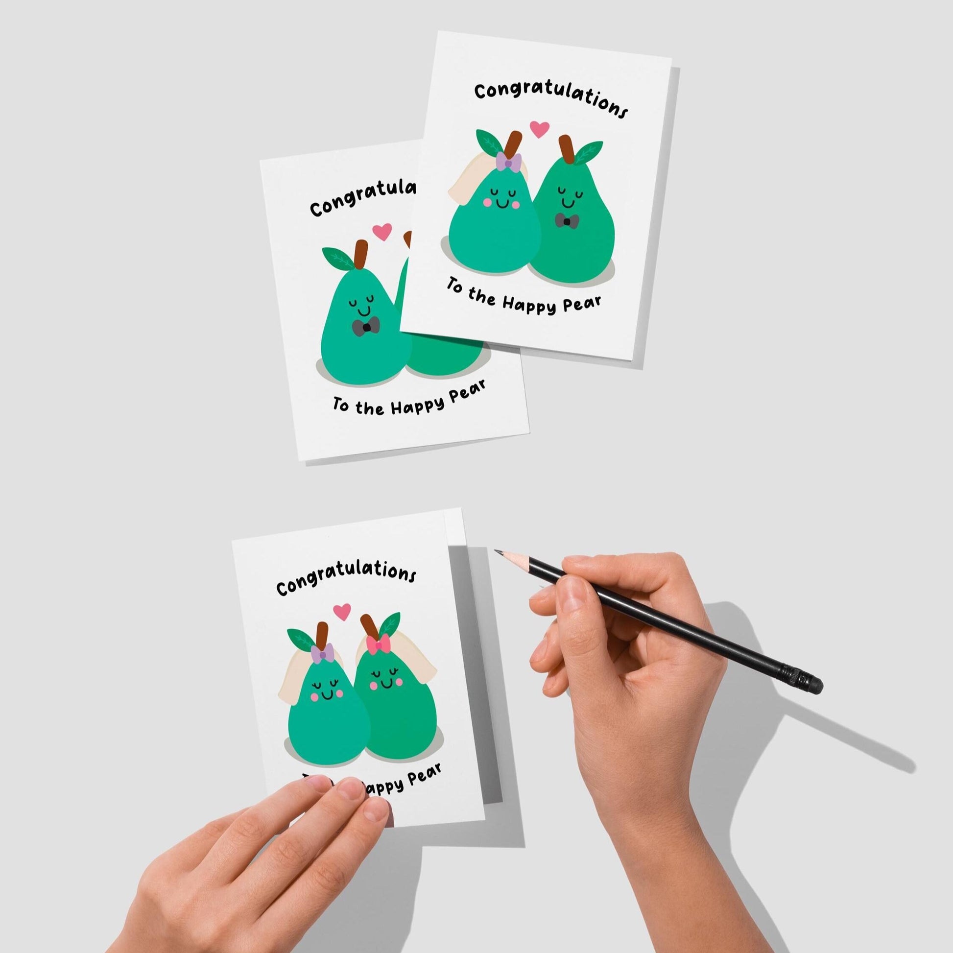 The Happy Pear Wedding Card Set - PulpKo