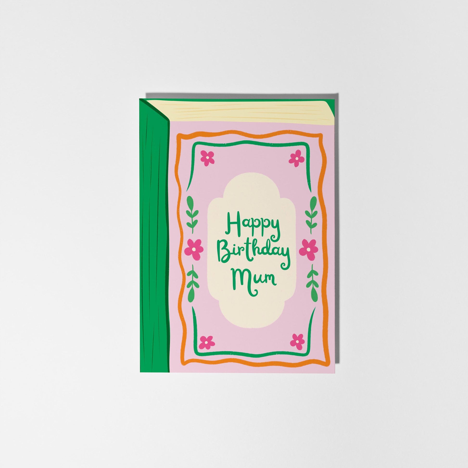 Happy Birthday Mum Card; Book Cover Design - PulpKo
