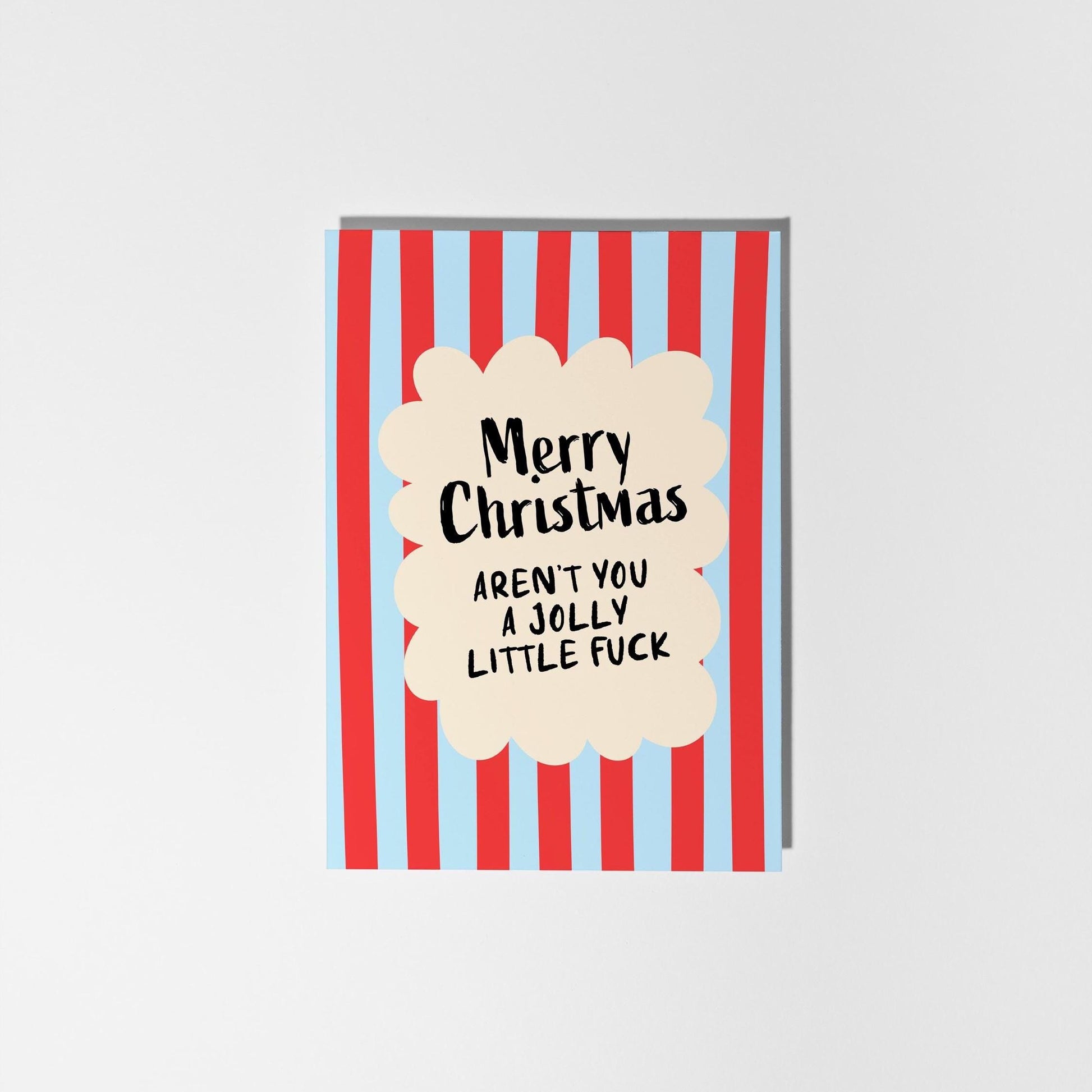 Funny Christmas Card; Aren’t You a Jolly Little Fuck; Rude Xmas Card - PulpKo