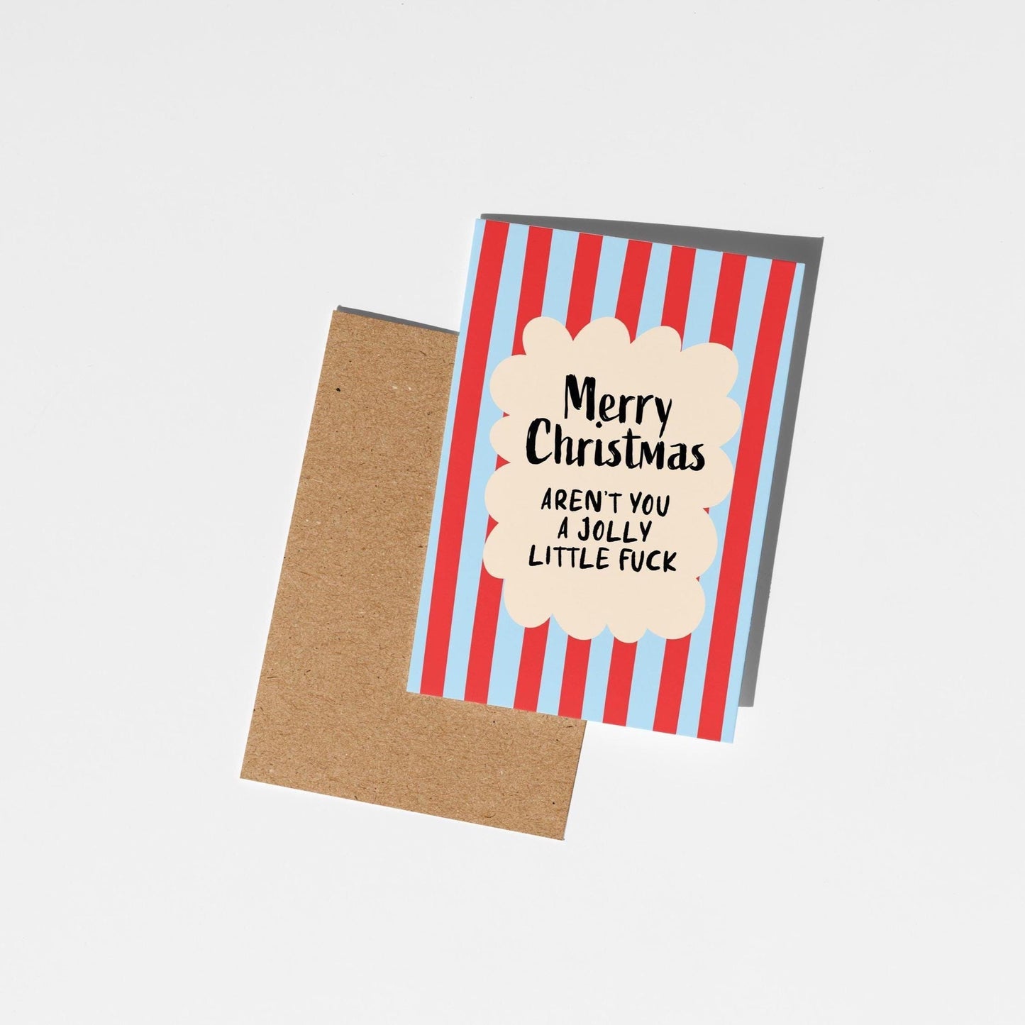 Funny Christmas Card; Aren’t You a Jolly Little Fuck; Rude Xmas Card - PulpKo
