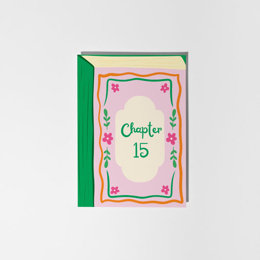 Chapter 15 Birthday Card, 15th Birthday Card - PulpKo