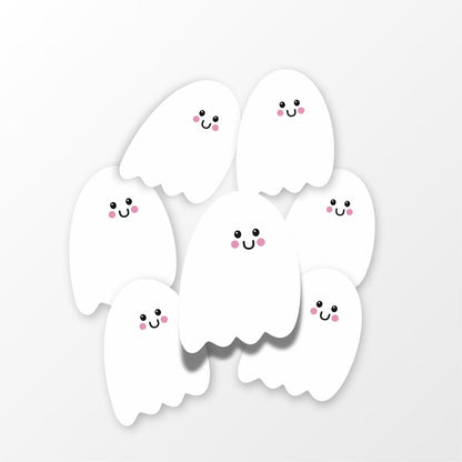 Cute Ghost Sticker - PulpKo