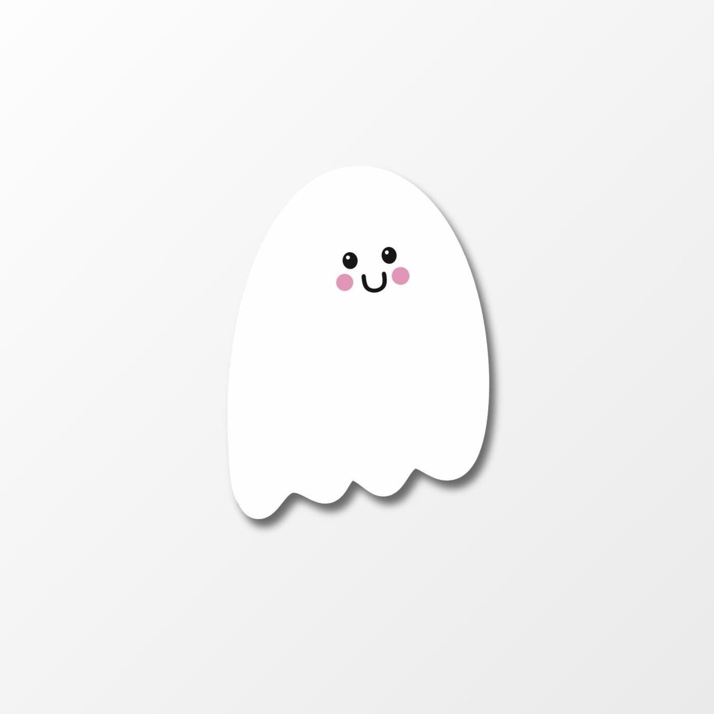Cute Ghost Sticker - PulpKo