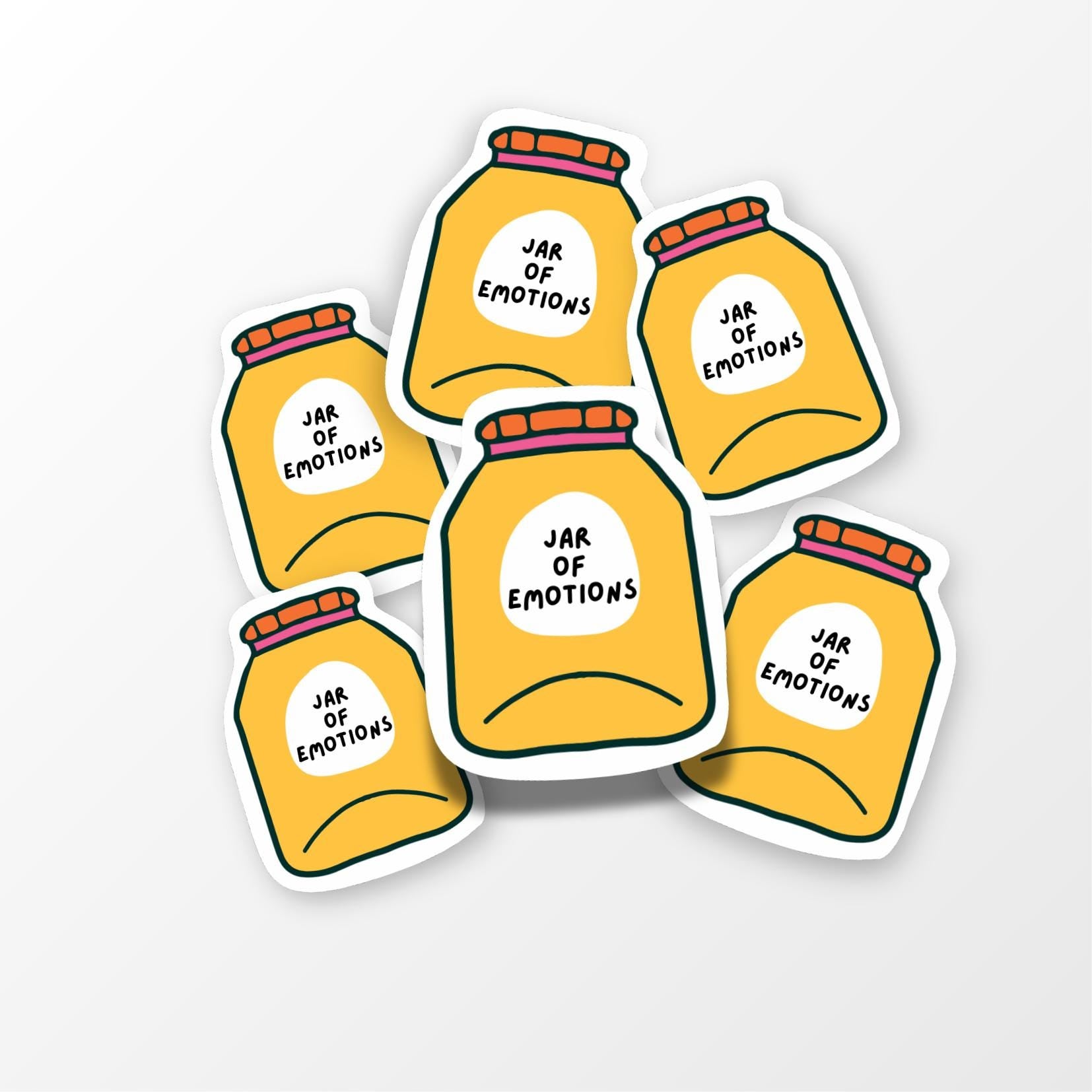 Jar of Emotions Sticker - PulpKo