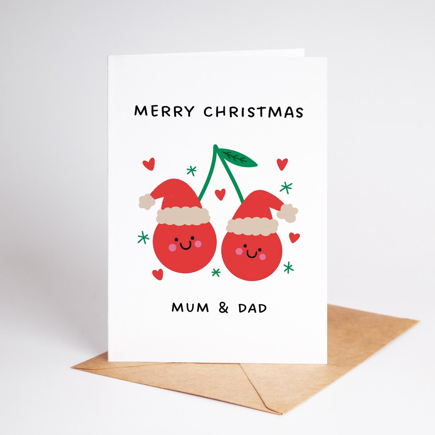 Merry Christmas Mum & Dad Card - PulpKo