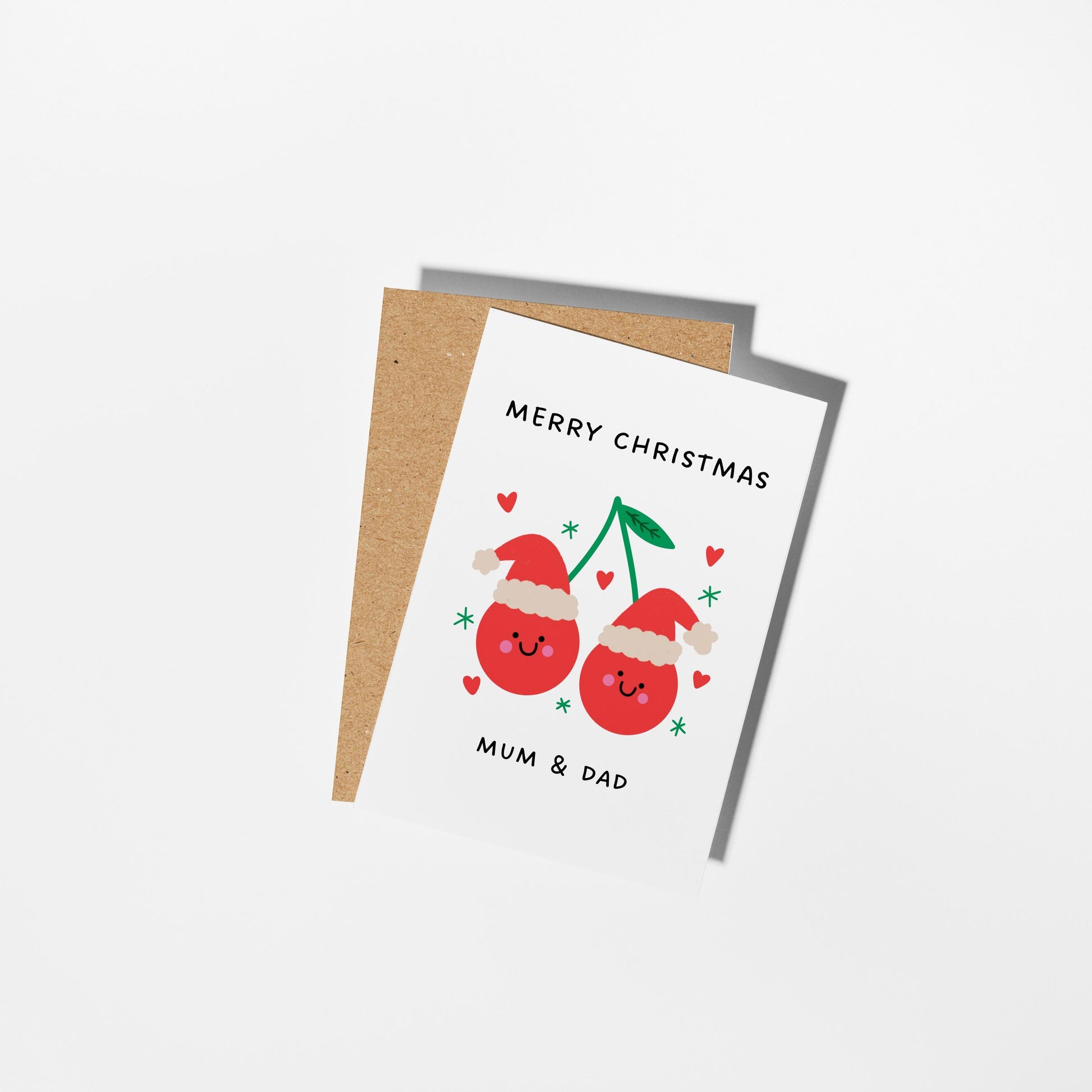 Merry Christmas Mum & Dad Card - PulpKo