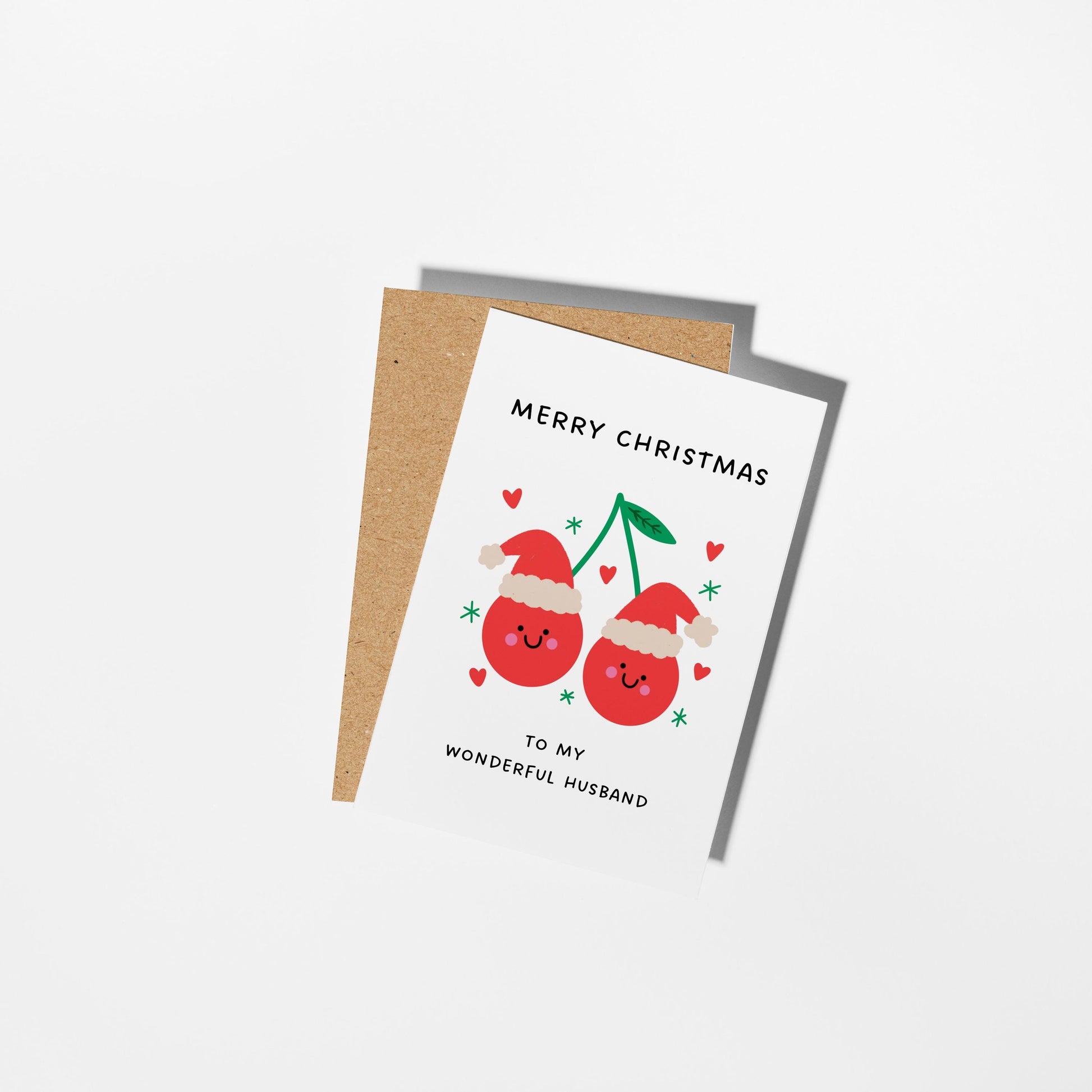 Merry Christmas To My Wonderful Husband Card - PulpKo