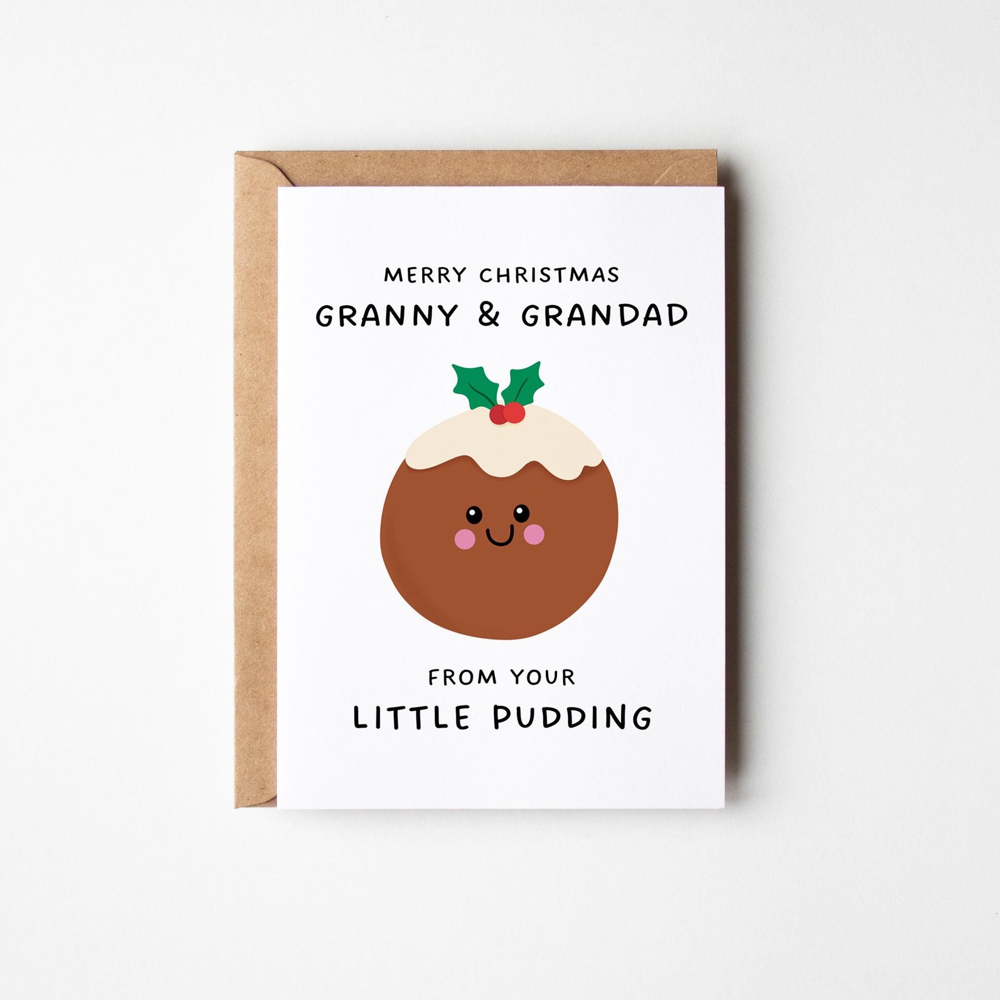 Merry Christmas Granny & Grandad From Your Little Pudding - PulpKo