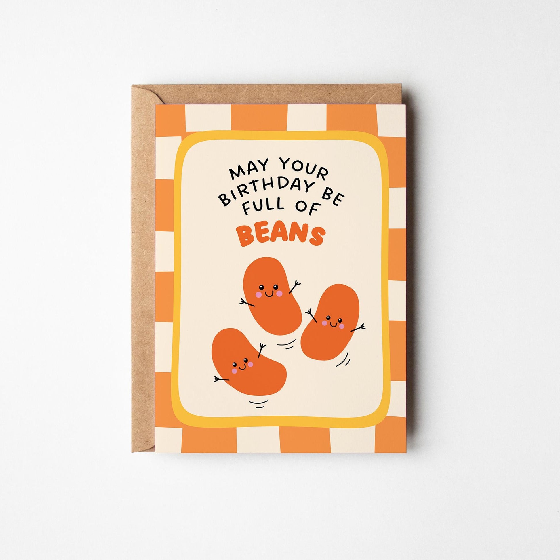 Full of Beans Birthday Card - PulpKo