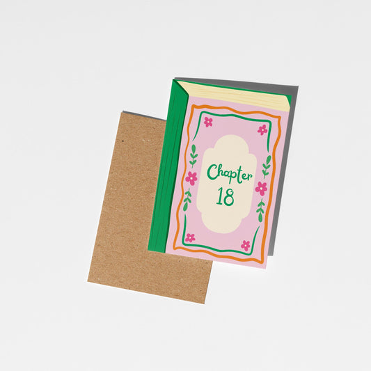 Chapter 18 Birthday Card, 18th Birthday Card - PulpKo