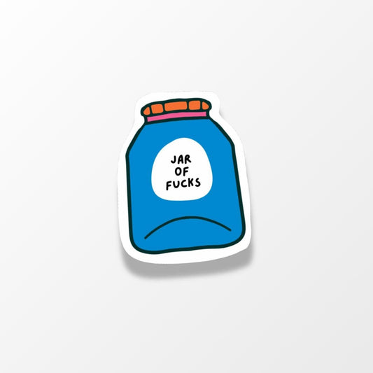 Jar of Fucks Sticker - PulpKo