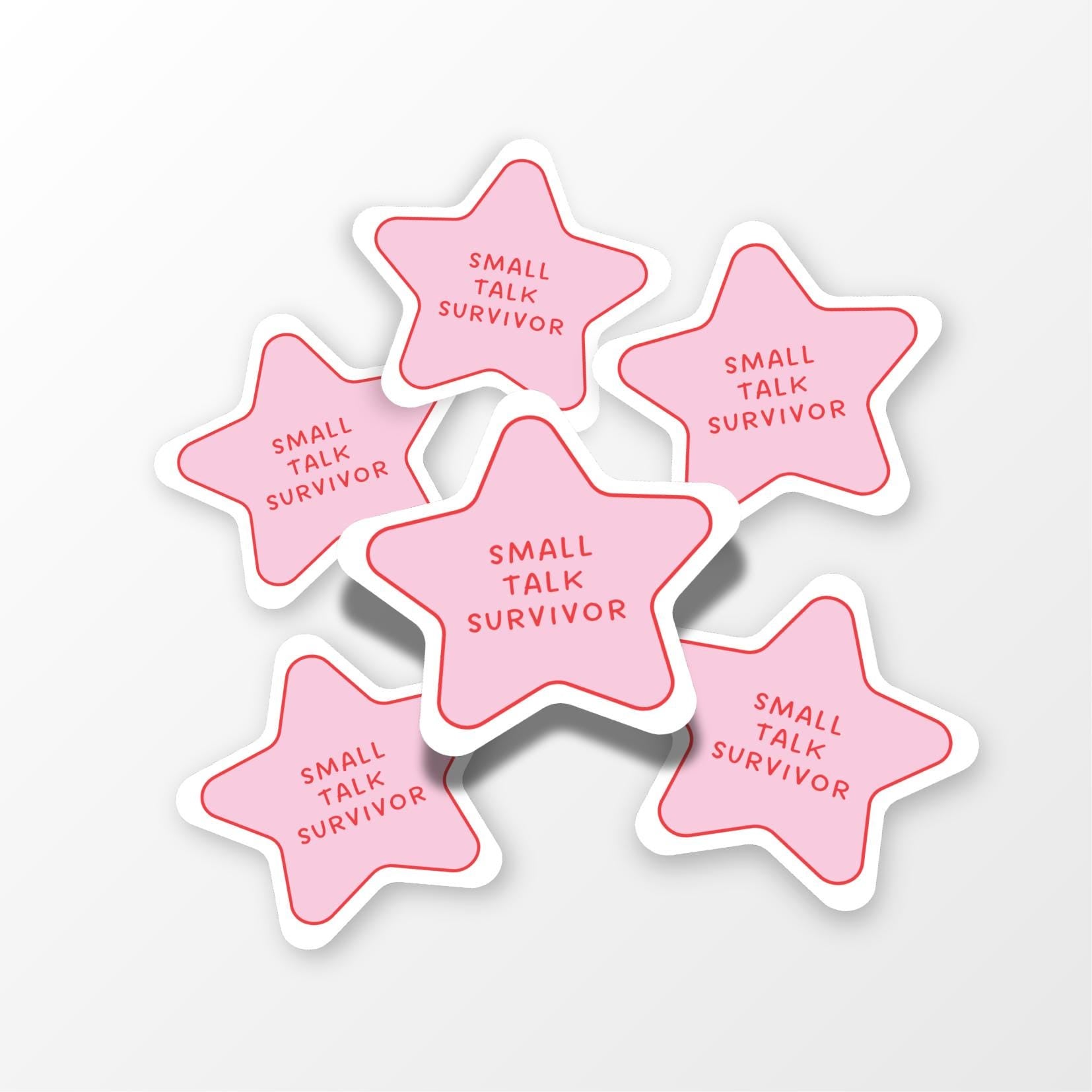 Small Talk Survivor Sticker - PulpKo