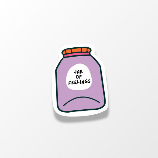 Jar of Feelings Sticker - PulpKo