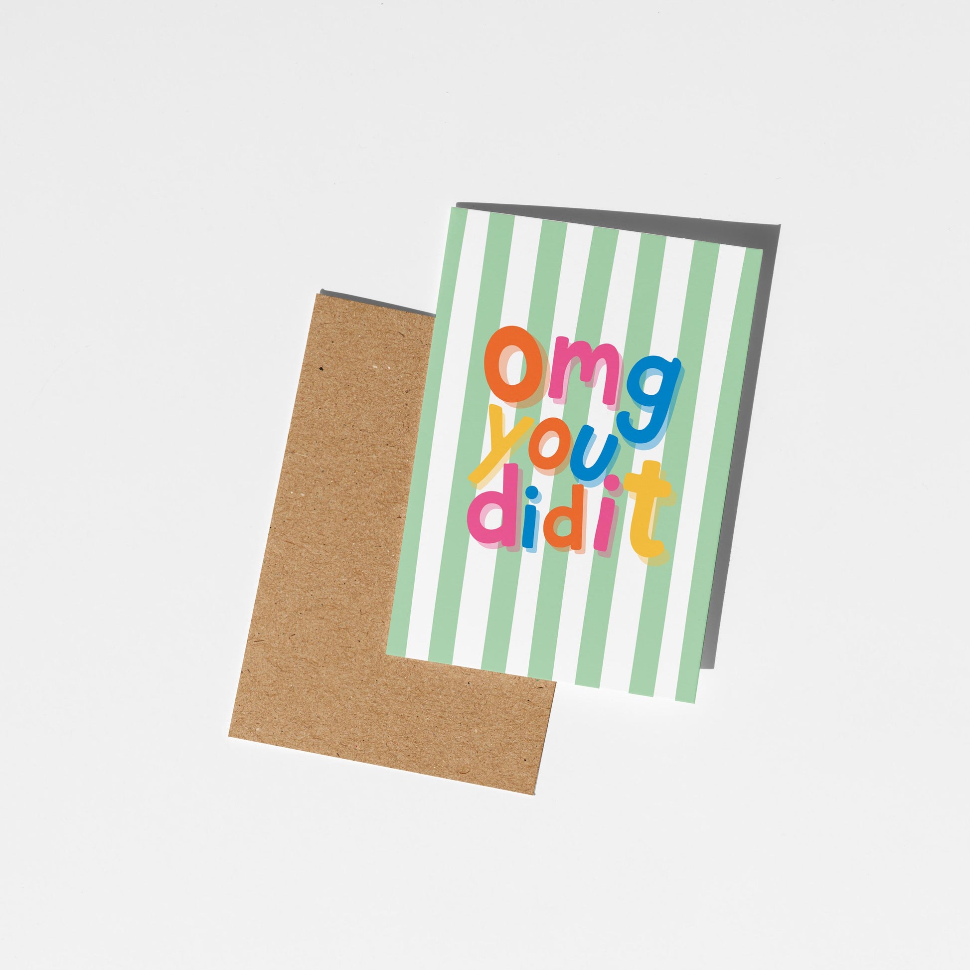 OMG You Did It! Congratulations, Well Done, Achievement Card - PulpKo