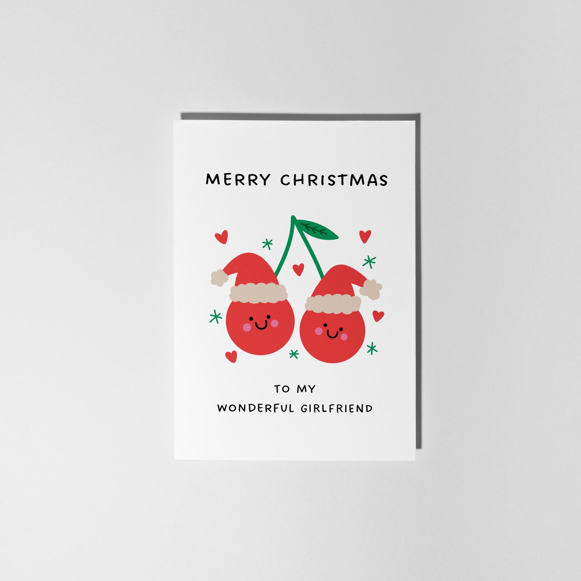 Merry Christmas To My Wonderful Girlfriend Card - PulpKo