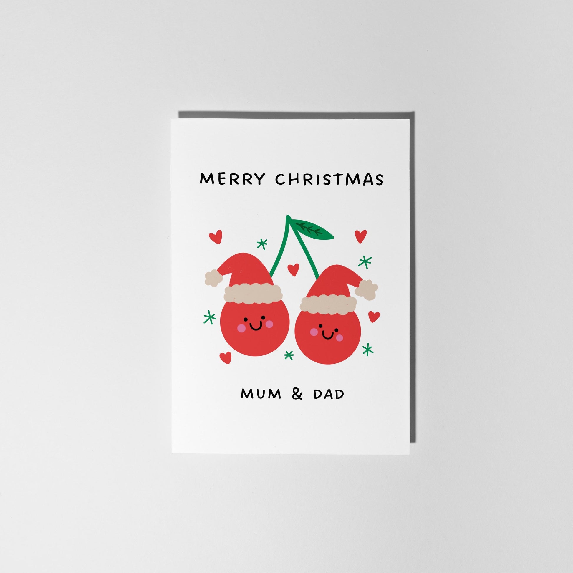 Merry Christmas Mum & Dad Card - PulpKo