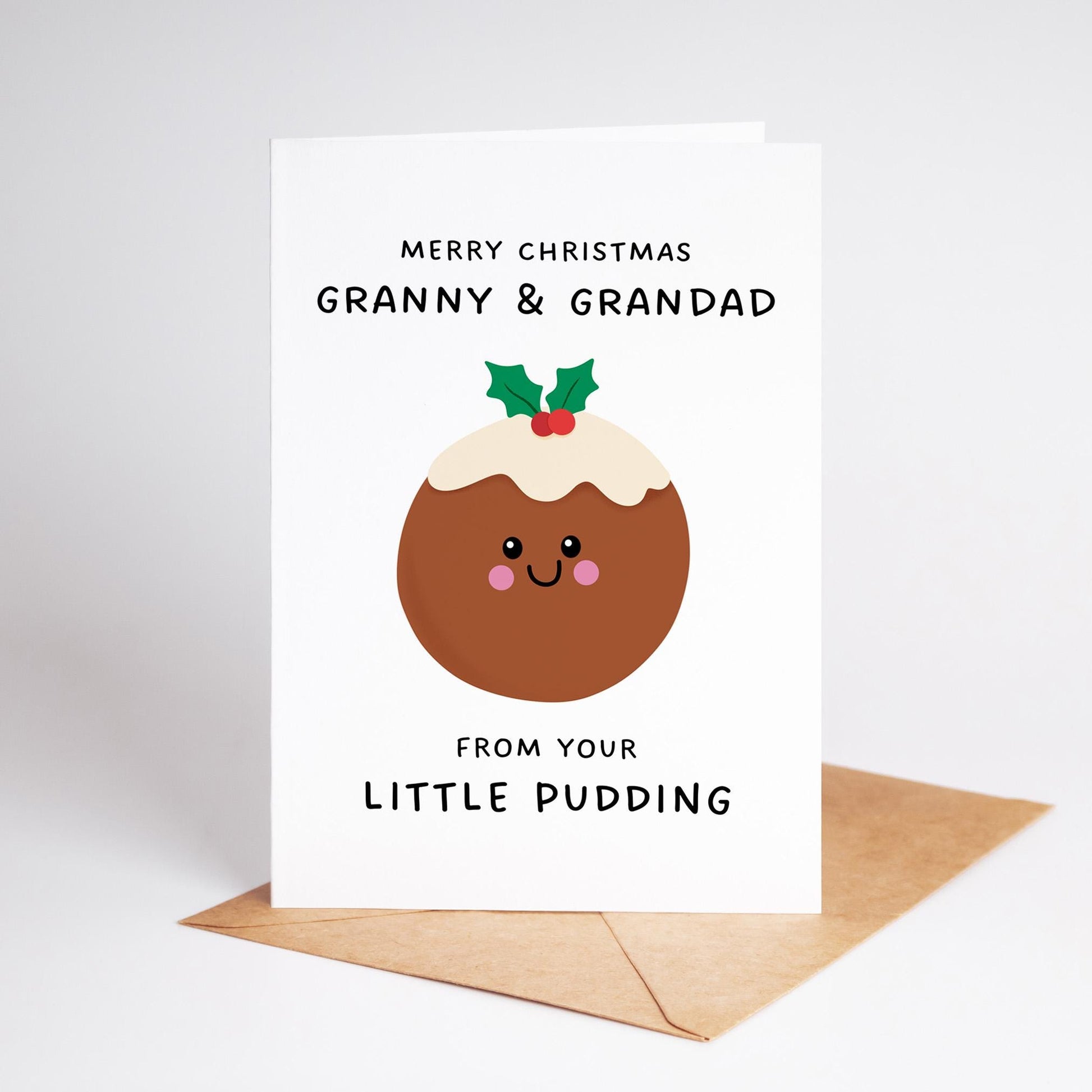 Merry Christmas Granny & Grandad From Your Little Pudding - PulpKo