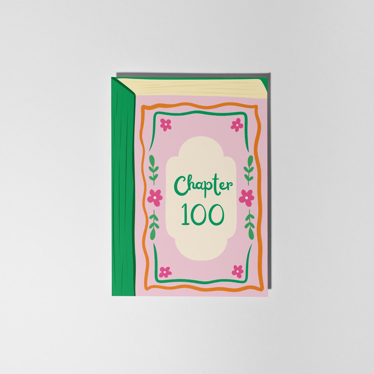 100th Book Birthday Card - PulpKo