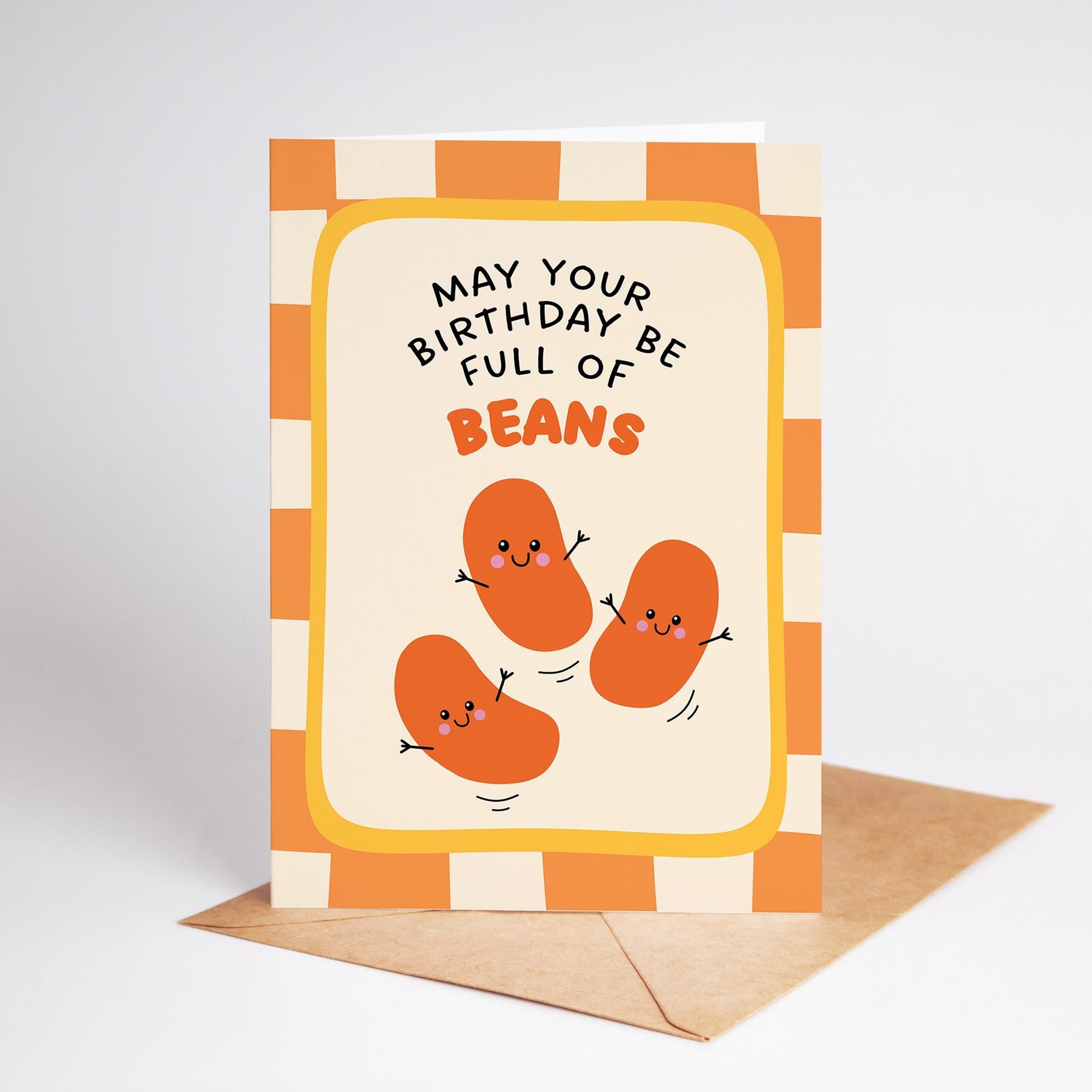 Full of Beans Birthday Card - PulpKo