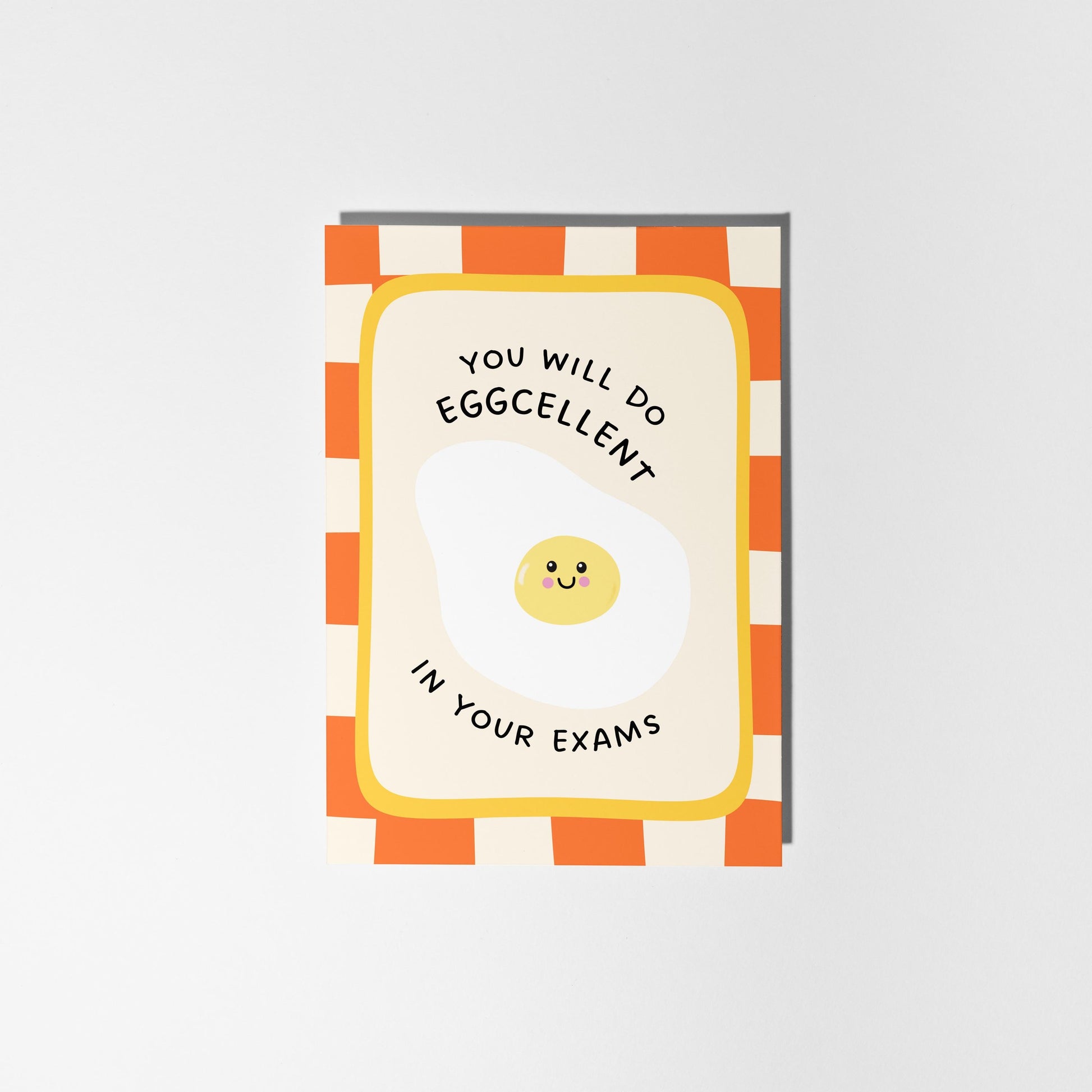 Funny Exam Card, You’ll Do Eggcellent Card, Good Luck Card - PulpKo