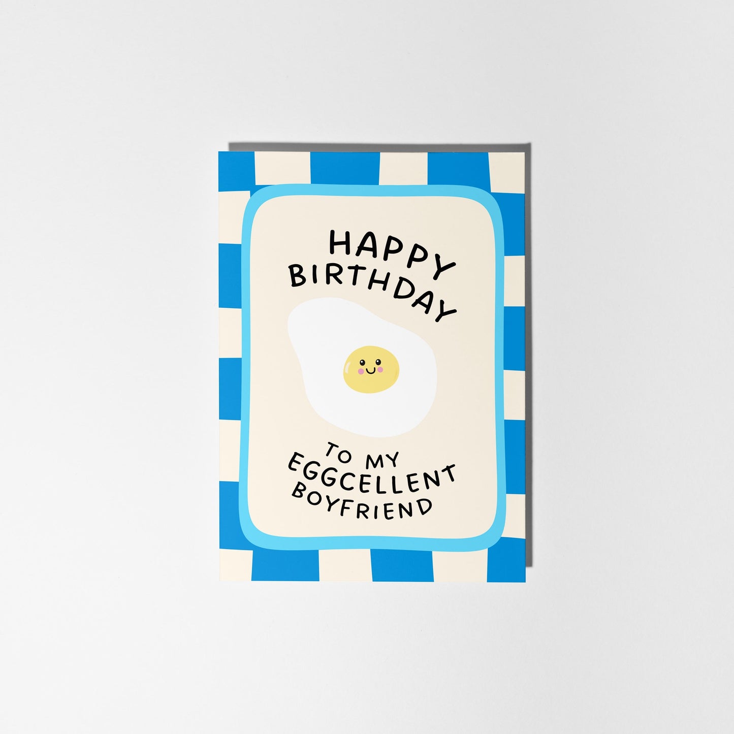 Eggcellent Boyfriend Birthday Card, Birthday Card for Boyfriend - PulpKo