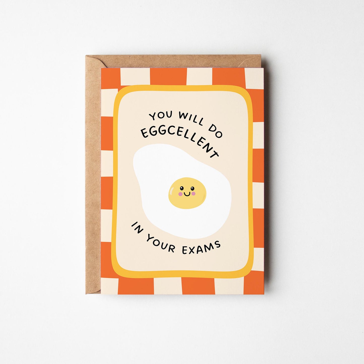 Funny Exam Card, You’ll Do Eggcellent Card, Good Luck Card - PulpKo