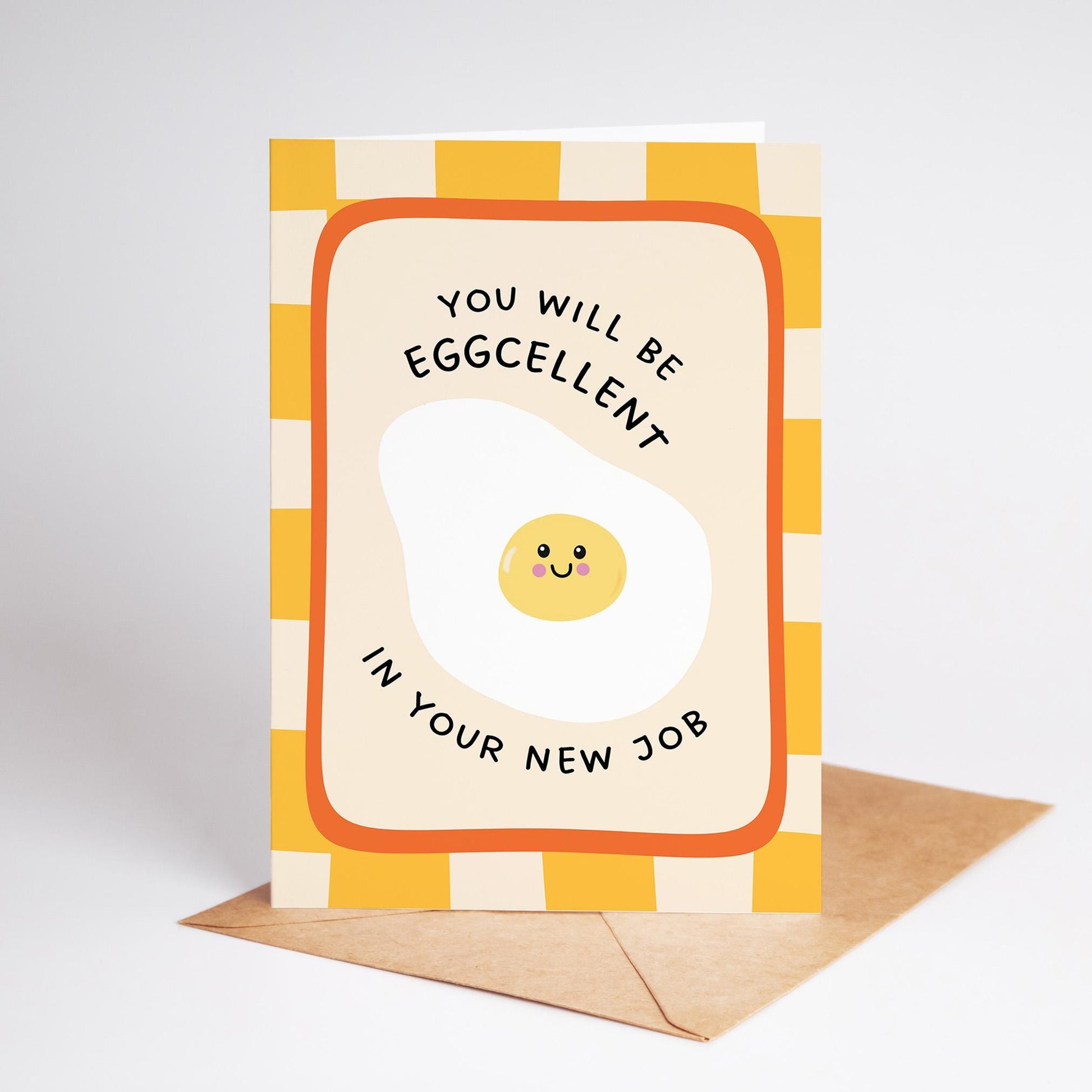 Funny New Job Card, You Will be Eggcellent Pun - PulpKo