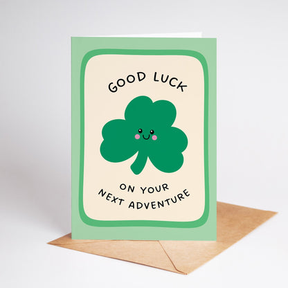 Good Luck Card, Next Adventure, Moving, New Job, Travelling Greeting Card - PulpKo
