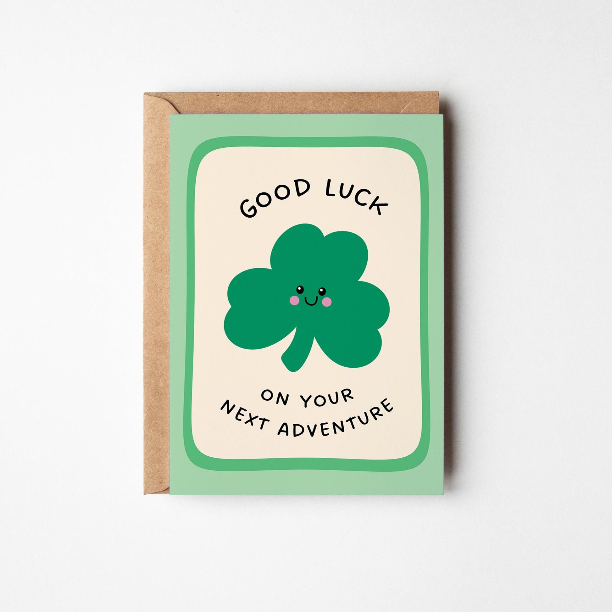 Good Luck Card, Next Adventure, Moving, New Job, Travelling Greeting Card - PulpKo