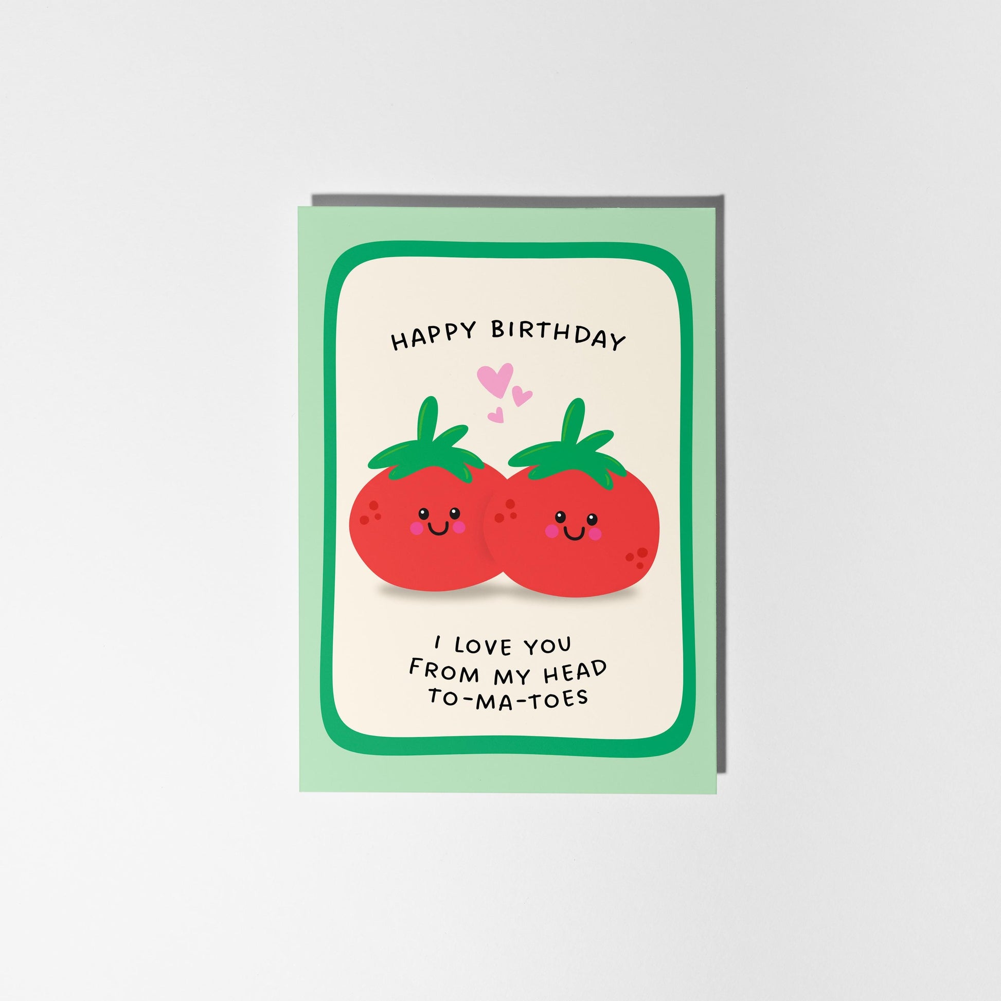 Funny Tomato Birthday Card for Partner, Spouse, Boyfriend, Girlfriend, Wife, Husband - PulpKo