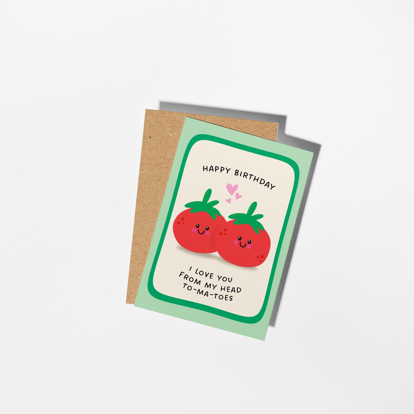 Funny Tomato Birthday Card for Partner, Spouse, Boyfriend, Girlfriend, Wife, Husband - PulpKo