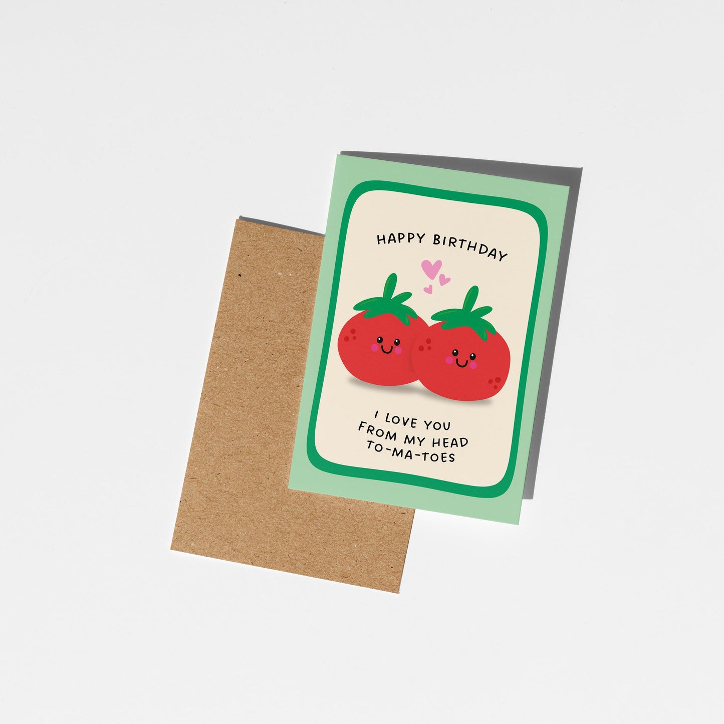 Funny Tomato Birthday Card for Partner, Spouse, Boyfriend, Girlfriend, Wife, Husband - PulpKo