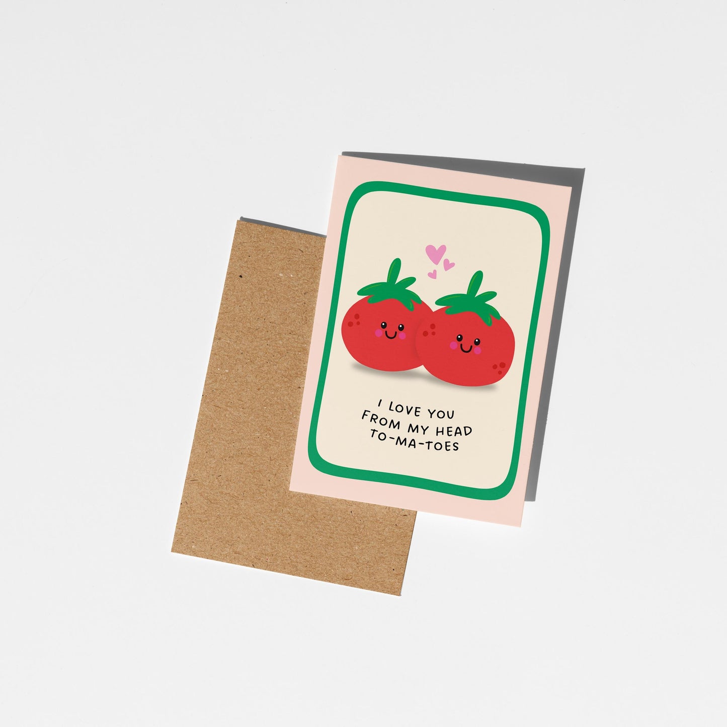 I Love You From My Head To-Ma-Toes, Funny Love Card, for Anniversaries or Birthdays - PulpKo