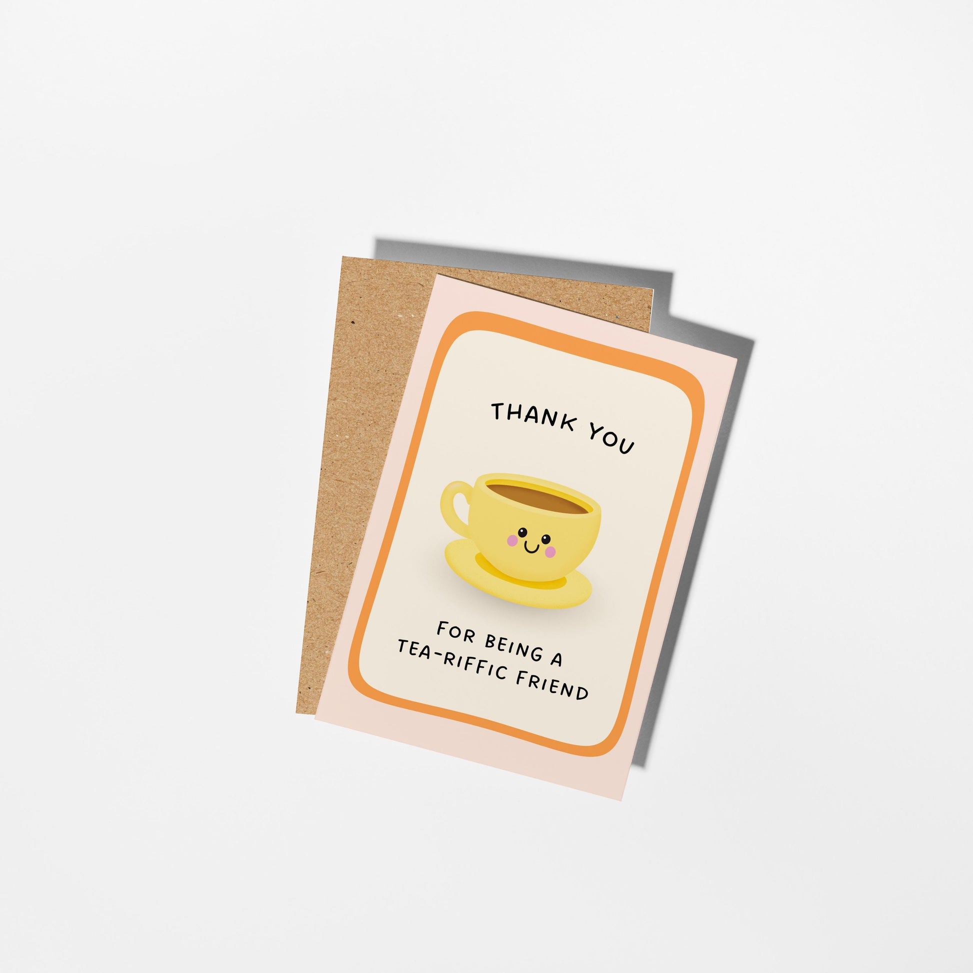 Thank You Card for Friend, Tea Pun Thank You Card - PulpKo