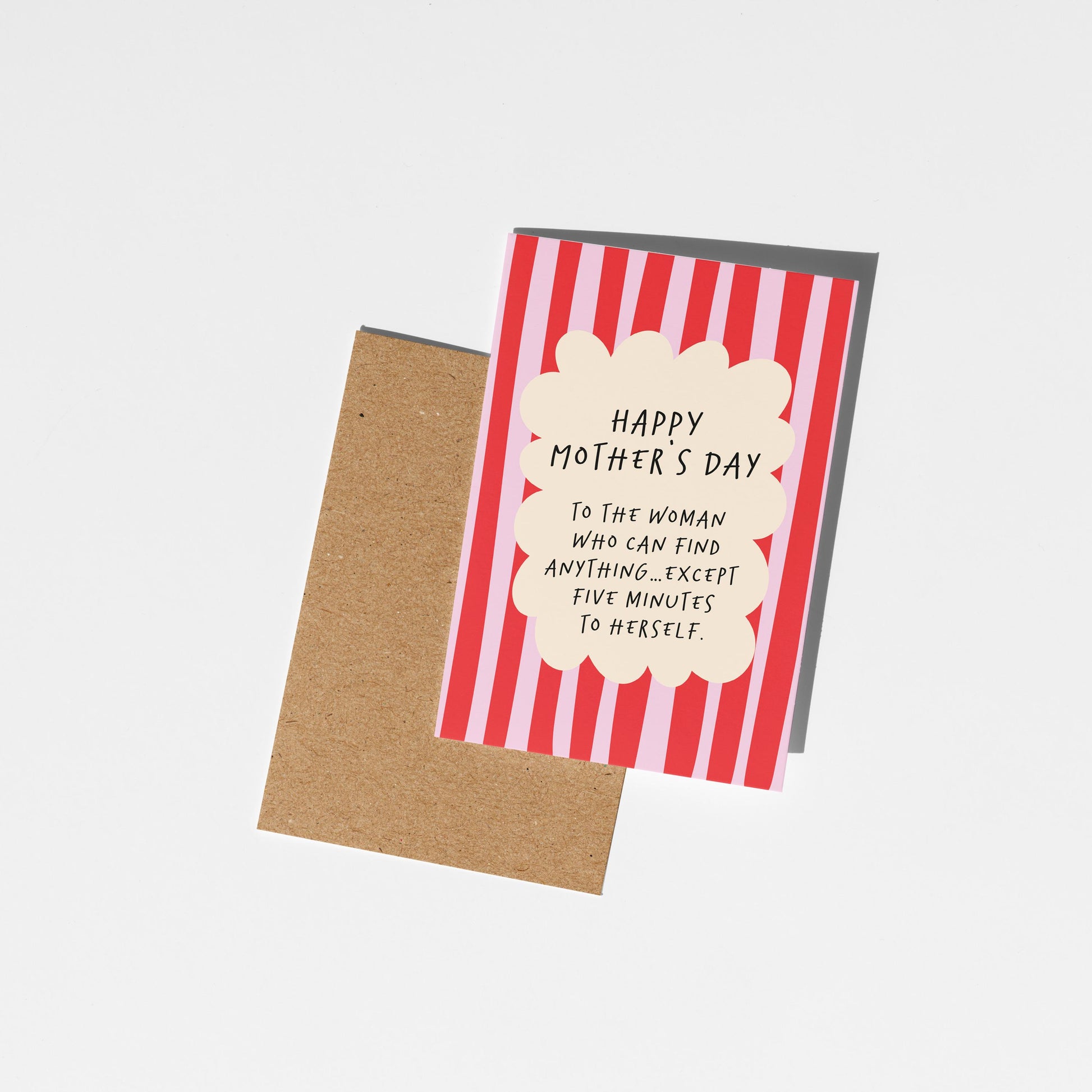 Funny Mother’s Day Card, Get Five Minutes to Herself, Relatable Mum Card - PulpKo