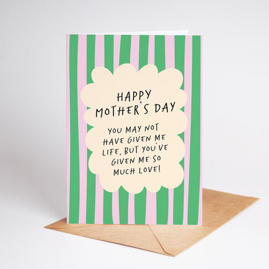 Like a Mum to Me Card, Heartfelt Mother’s Day Card, Mum Figure Appreciation - PulpKo