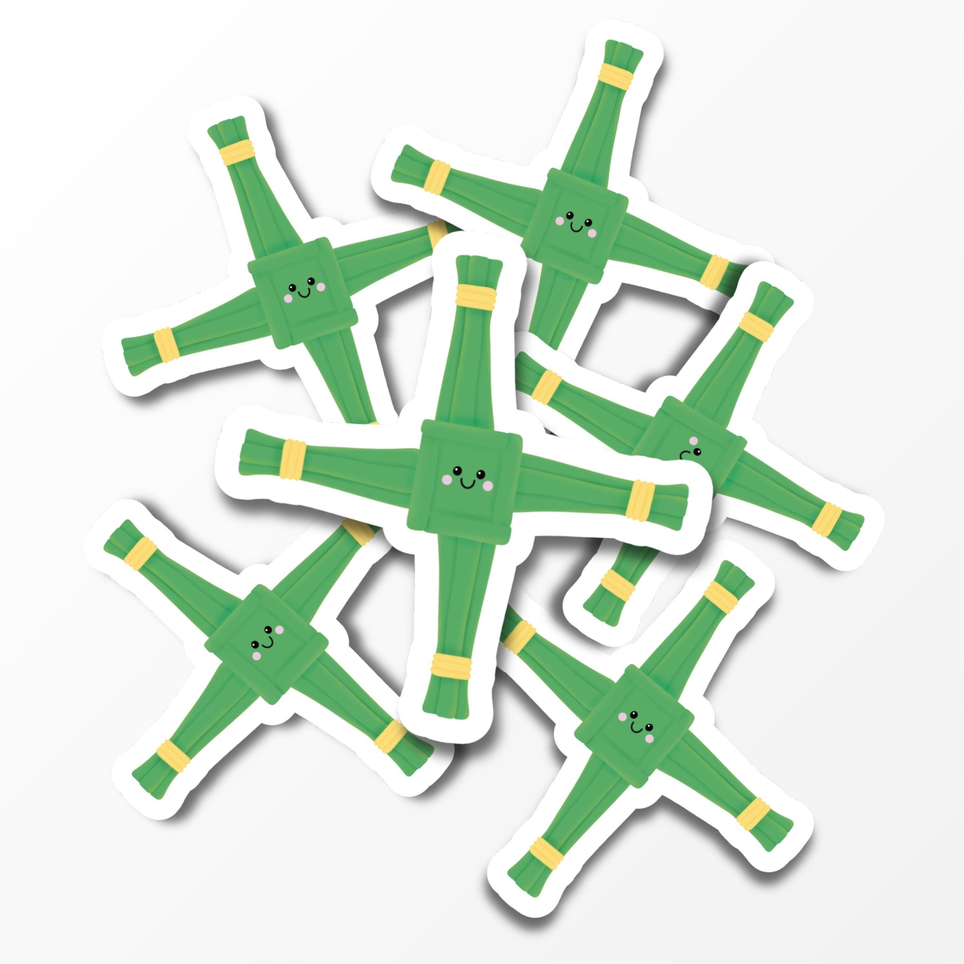 St Brigid's Cross Sticker, Irish Sticker, Cute Vinyl Sticker - PulpKo