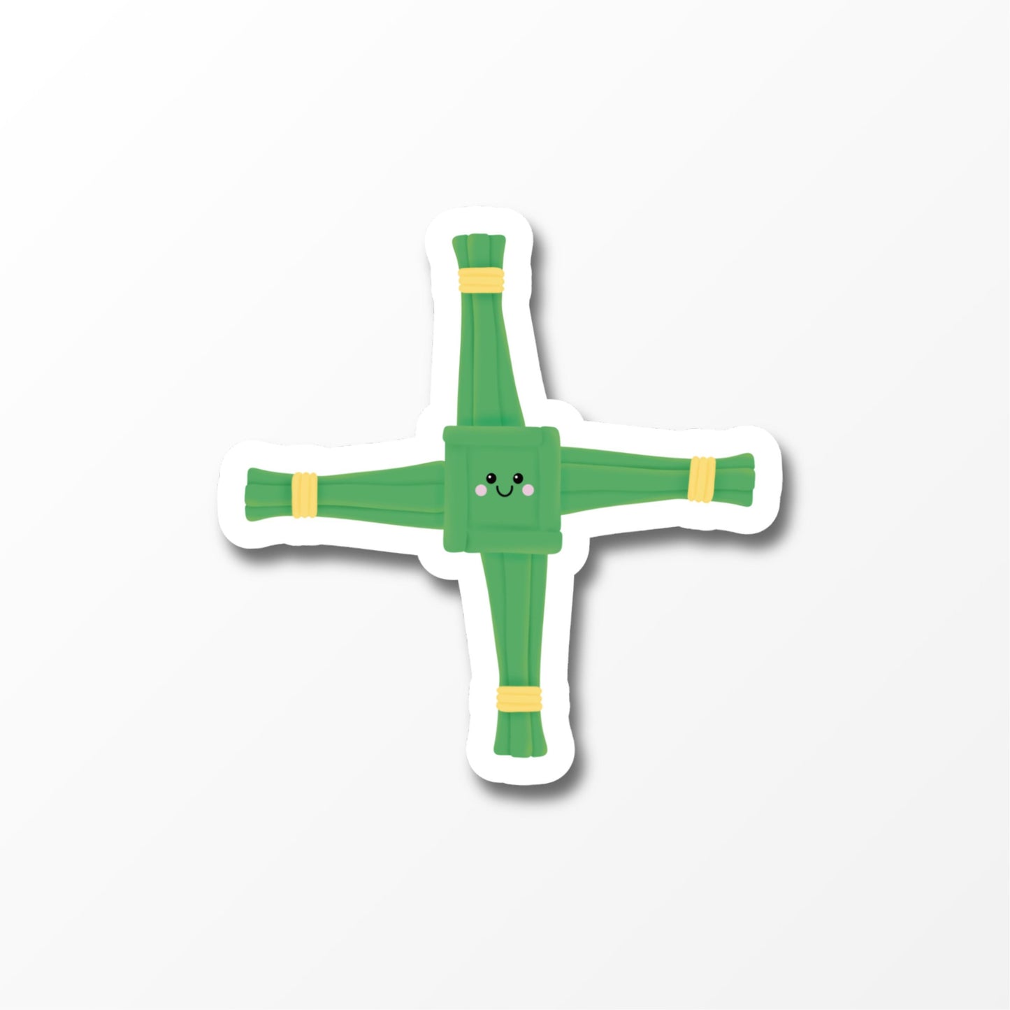 St Brigid's Cross Sticker, Irish Sticker, Cute Vinyl Sticker - PulpKo