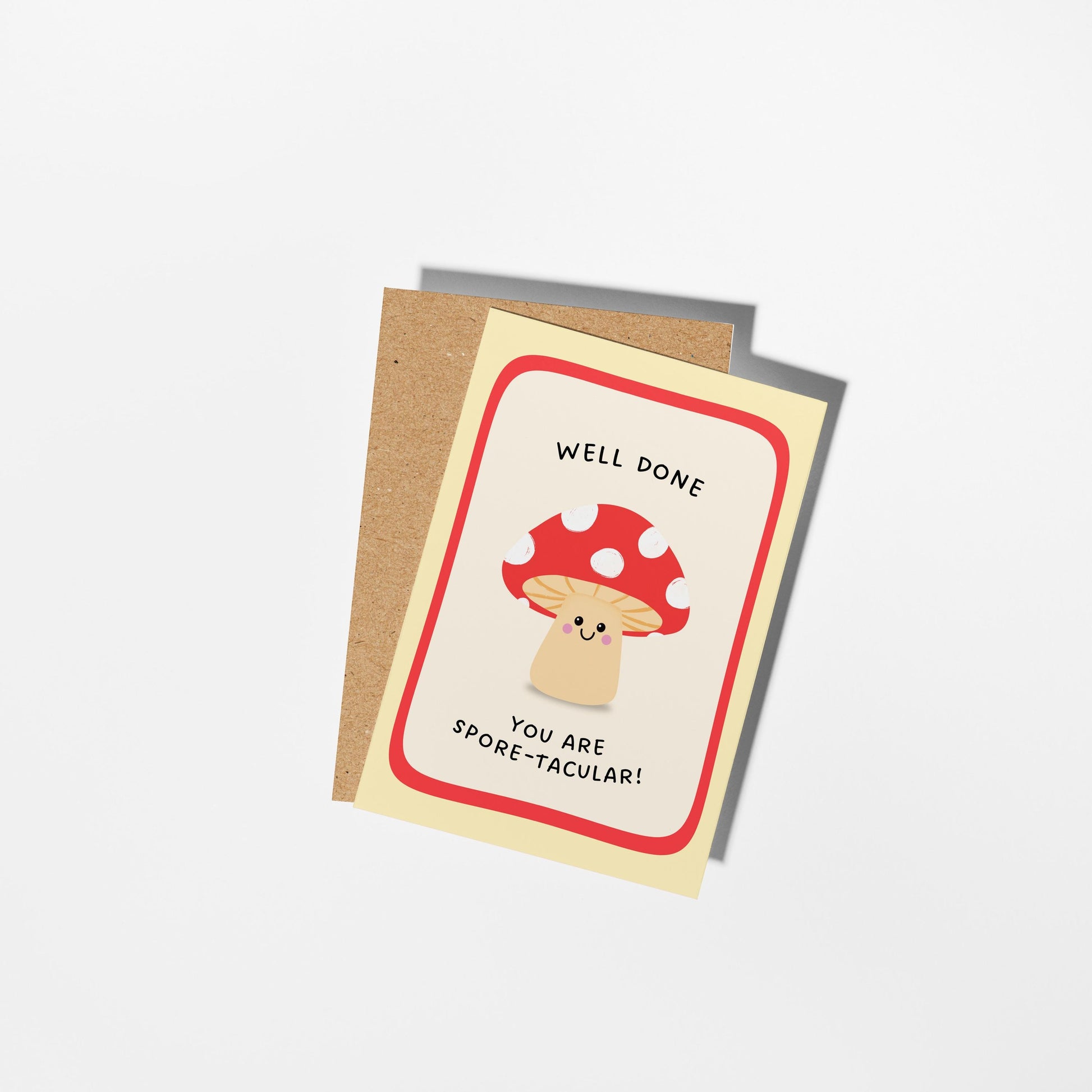 Well Done Card, You Are Spore-tacular Card, Congratulations Card, Achievement Card - PulpKo